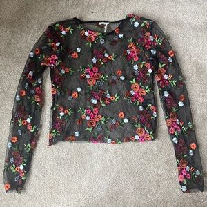 mesh flower top